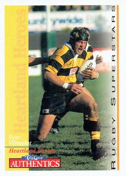 1995 Card Crazy Authentics Rugby Union NPC Superstars #38 Ryan Wheeler Front